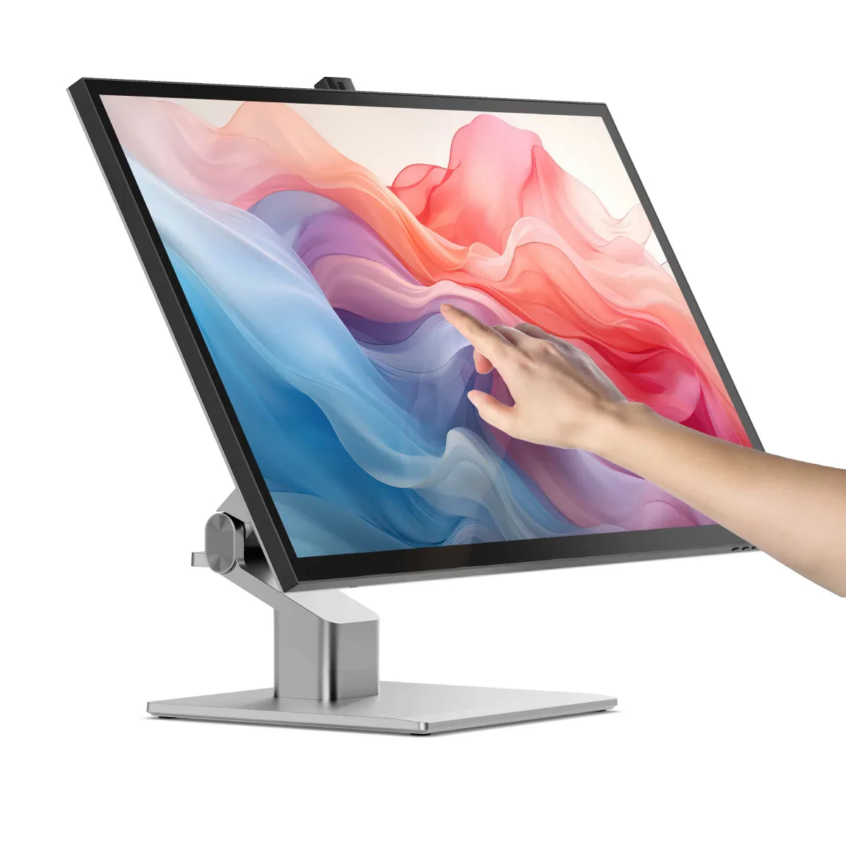 Clarity Fold Touch 32" 4K UHD Monitor with 65W Power Delivery, Webcam, Touchscreen & Fold Stand (Pack of 2) + DX2 Dual 4K Display Universal Docking Station - with 65W Power Delivery