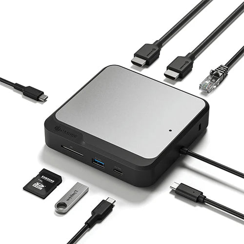 Clarity Max Pro 32" UHD 4K Monitor with USB-C Power Delivery and Webcam (Pack of 2) + Dual 4K Universal Docking Station – HDMI Edition