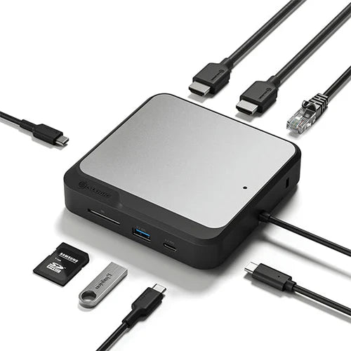 Clarity Max Pro 32" UHD 4K Monitor with USB-C Power Delivery and Webcam + Dual 4K Universal Docking Station _ HDMI Edition
