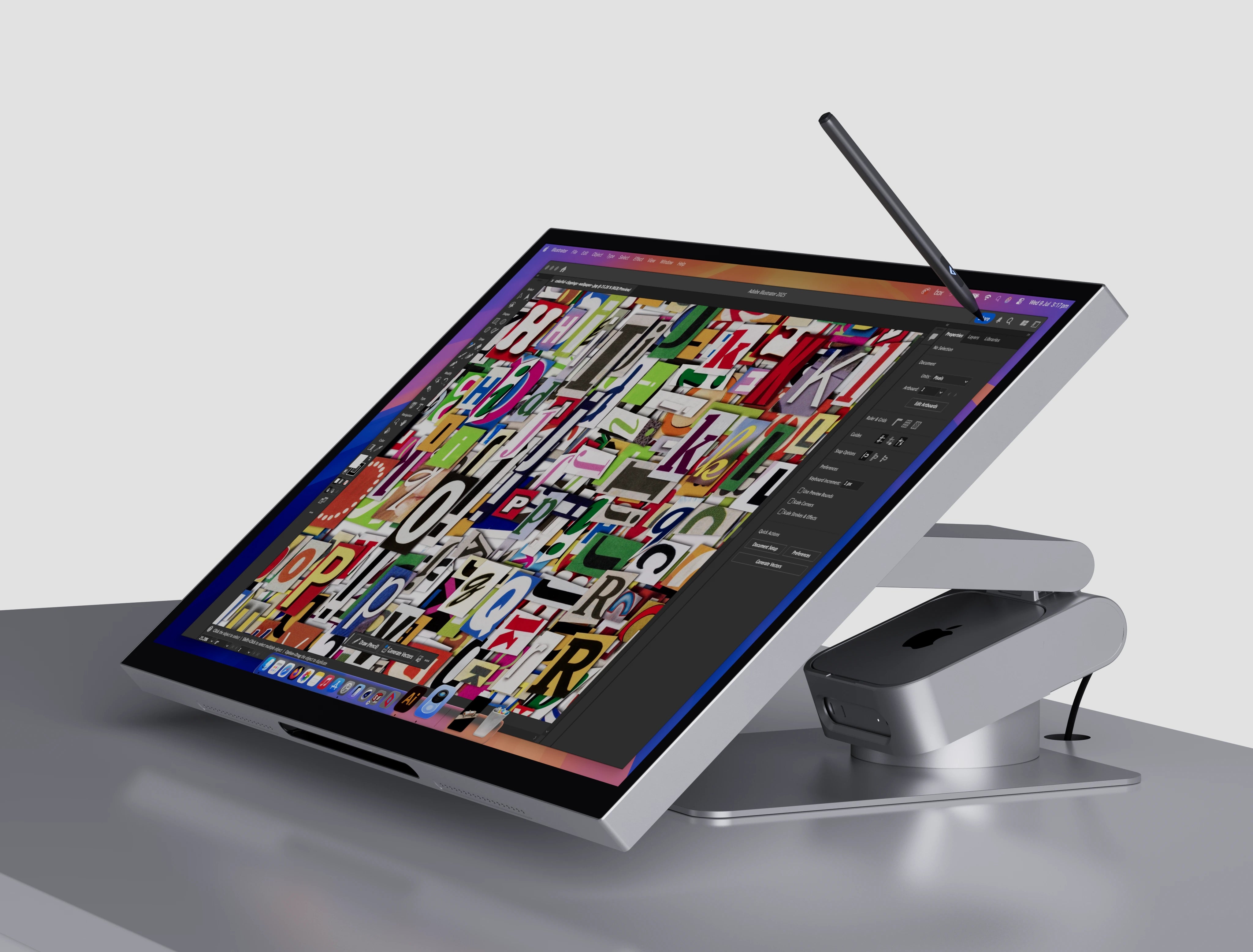 Aspekt Touch 32” 4K UHD Docking Monitor with Touchscreen and 145W USB Charging