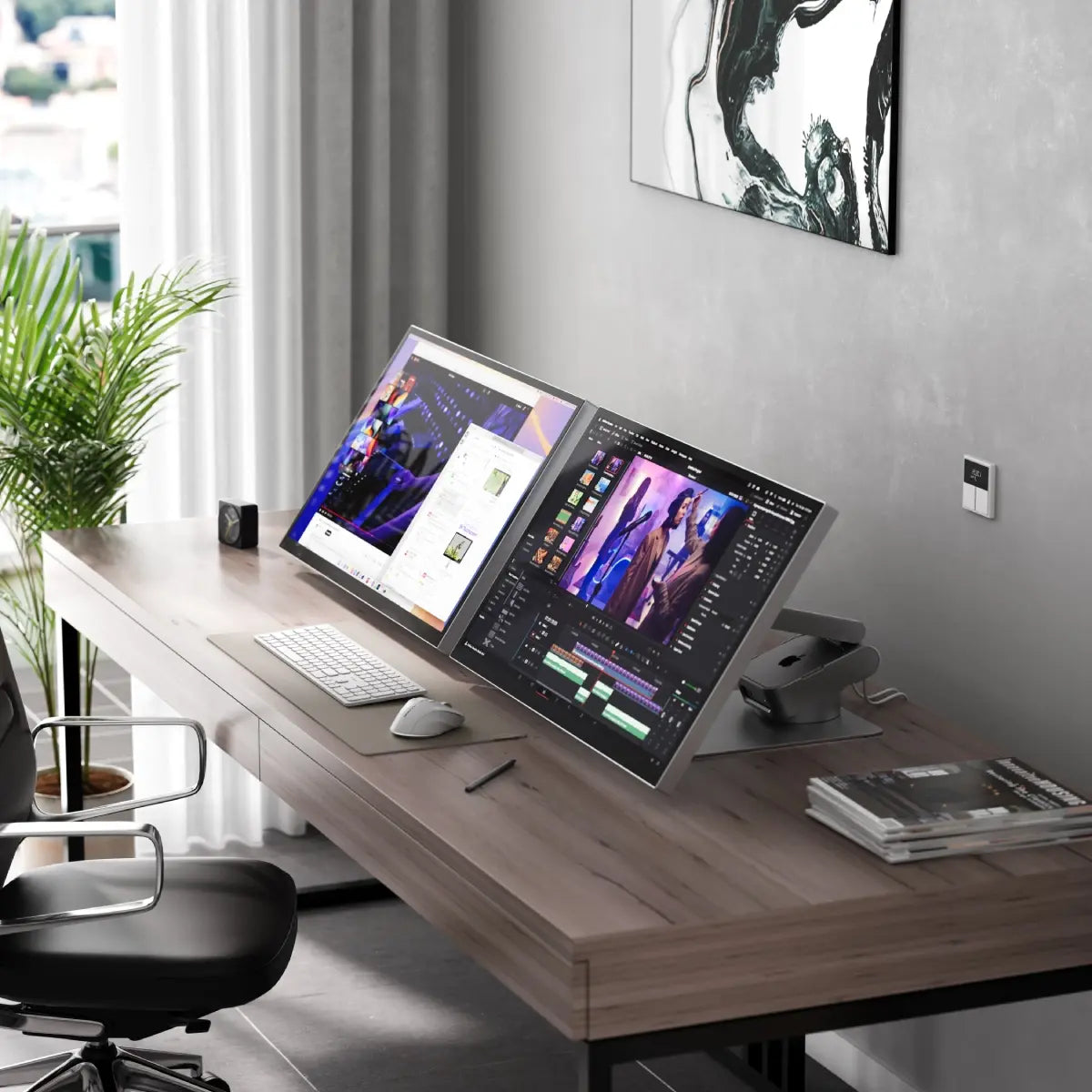 Aspekt 32" Touch Ultimate Home Workspace Kit - Silver