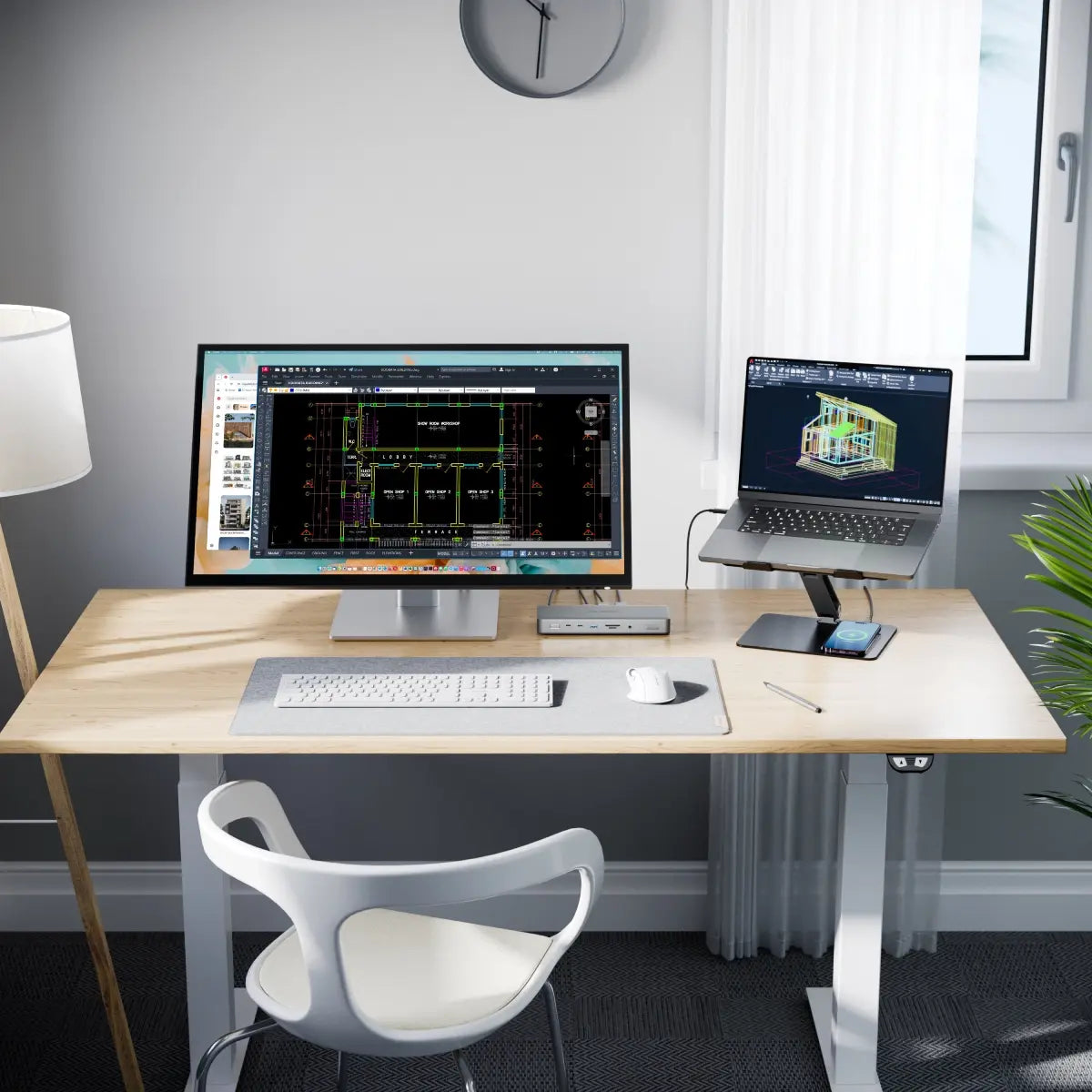 Clarity 6K Touch 32" UHD Monitor Ultimate Home Office Kit