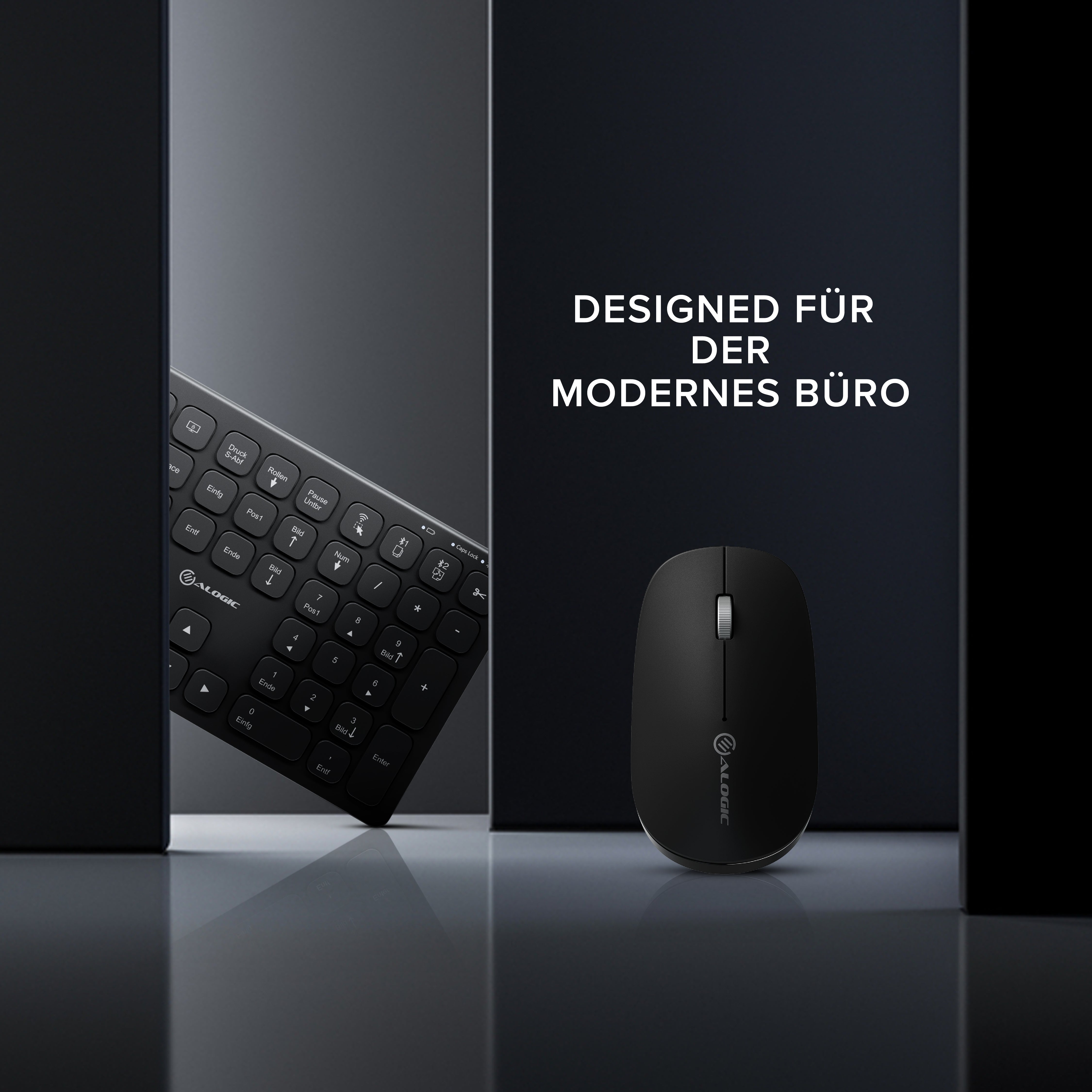 Echelon USB-C Rechargeable Wireless Mouse and Keyboard for Windows