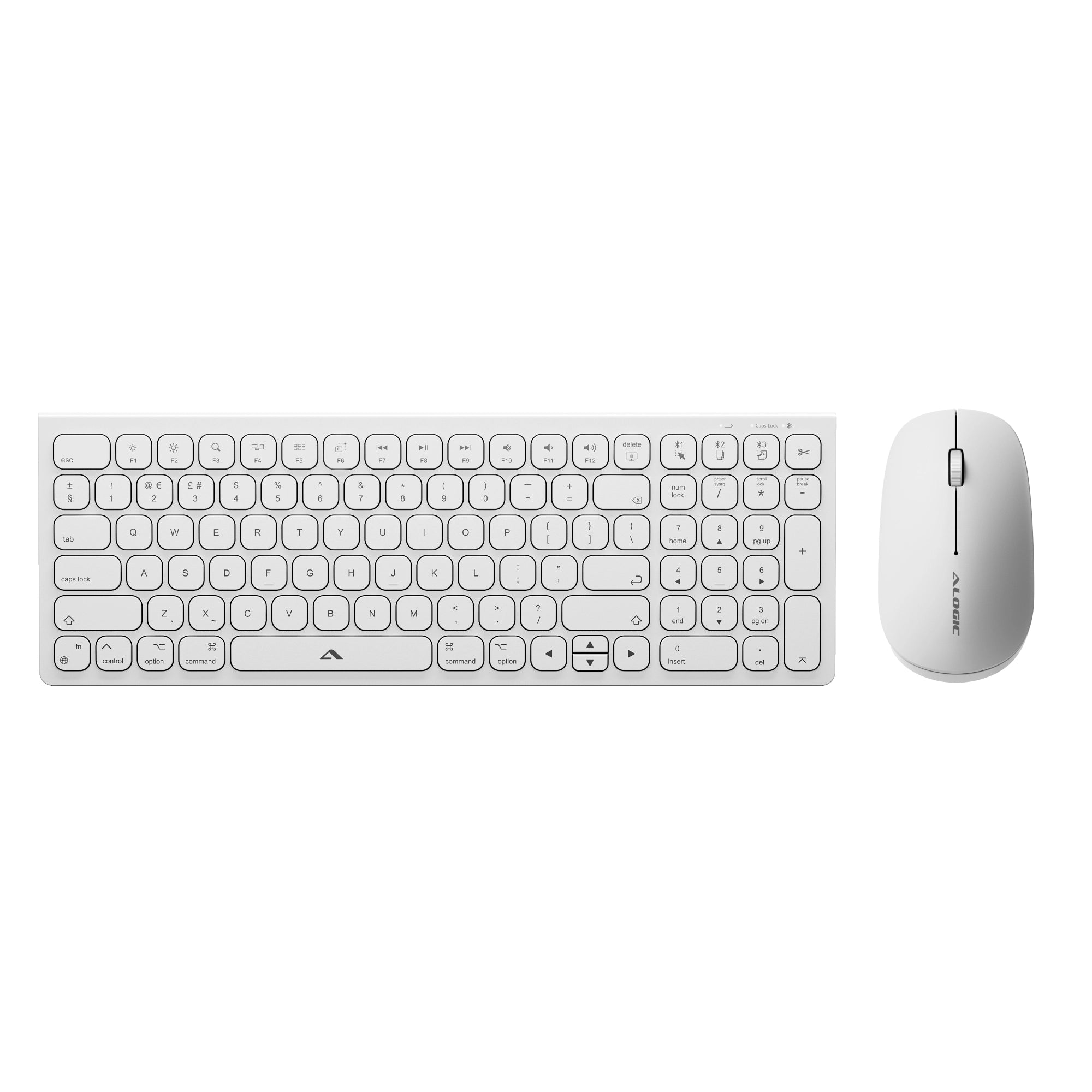 Echelon USB-C Compact Rechargeable Wireless Mouse and Keyboard Combo for Mac