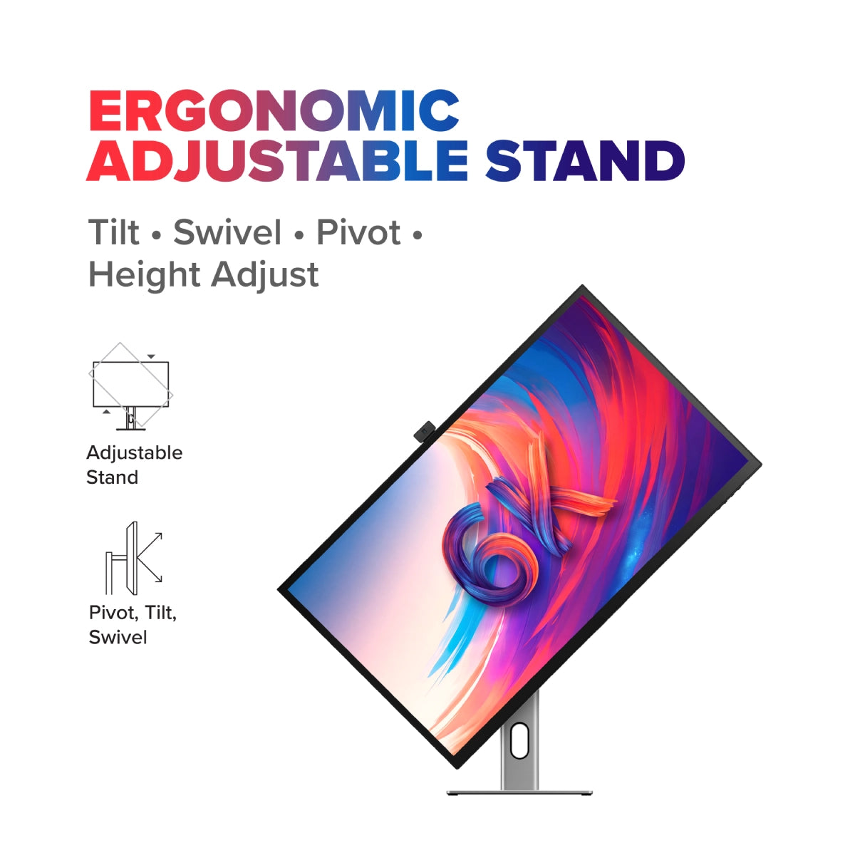Clarity 32" Max Pro 6K Monitor with 90W Power Delivery and 12MP Webcam