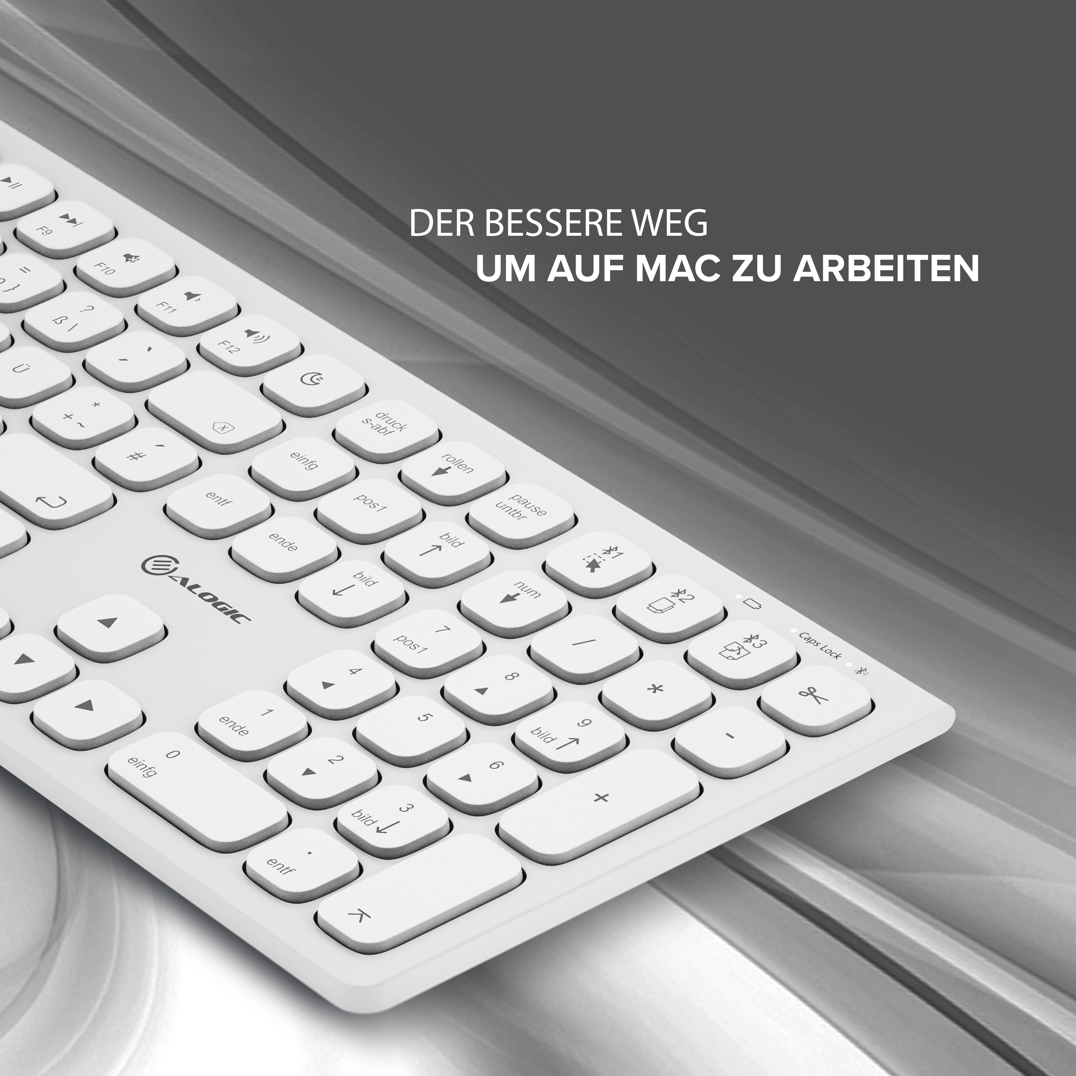 Echelon USB-C Rechargeable Wireless Keyboard for macOS