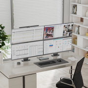 Edge 34" Ultrawide QHD 4K Monitor Elevate Ultimate Home Office Kit - Space Grey