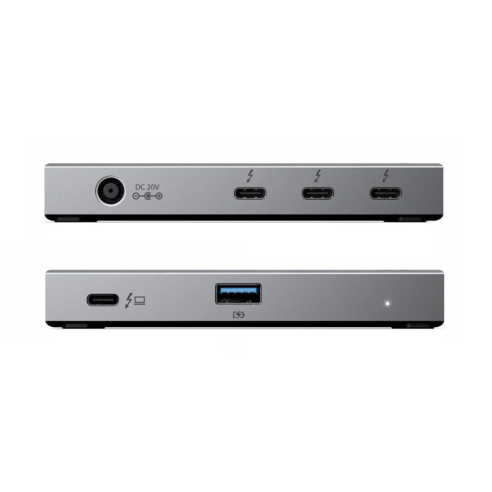 Clarity Fold Touch 27" 4K UHD Monitor with 65W Power Delivery, Webcam, Touchscreen & Fold Stand + Thunderbolt 4 BLAZE Hub